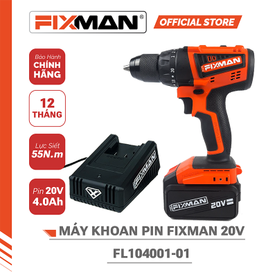 MÁY KHOAN PIN FIXMAN FL104001-01 20V .